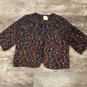 Relativity Multicolor Knit Cardigan